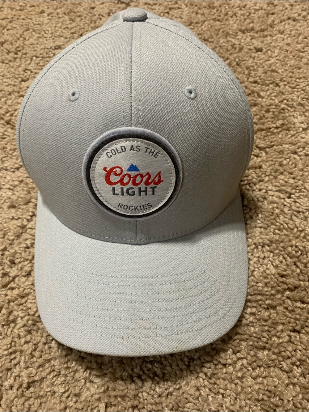 Men's Grey Patch Baseball Cap